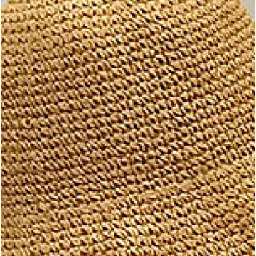 ASO-SLING Women's Bucket Hat Cap Female Summer Hats Braided Straw Hat Fishing Hat Elegant Women Beach Straw Hat Khaki, One Size