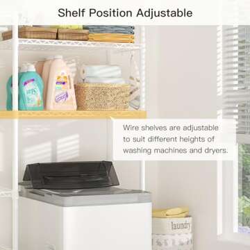 Ulif U10 Laundry Room Storage Shelves: Durable & Adjustable