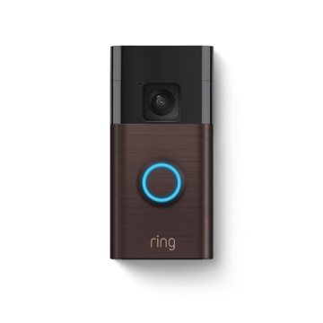 All-New Ring Battery Doorbell 2024, Venetian Bronze