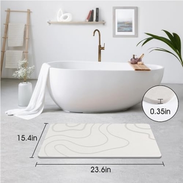 ZIKIBL Quick-Drying Eco-Friendly Bath Mat for Your Home