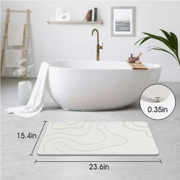 ZIKIBL Quick-Drying Eco-Friendly Bath Mat for Your Home