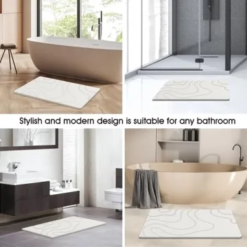 ZIKIBL Quick-Drying Eco-Friendly Bath Mat for Your Home