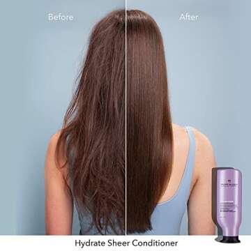 Pureology | Hydrate Nourishing Conditioner | For Medium to Thick Dry, Color Treated Hair | Sulfate-Free | Vegan