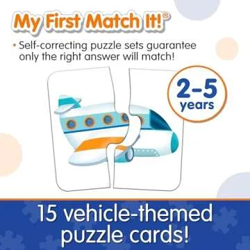 The Learning Journey: My First Match It - Things That Go - 15 Self-Correcting Vehicle Matching Puzzles