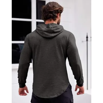 COOFANDY Men's Lightweight Active Hoodie for Workouts