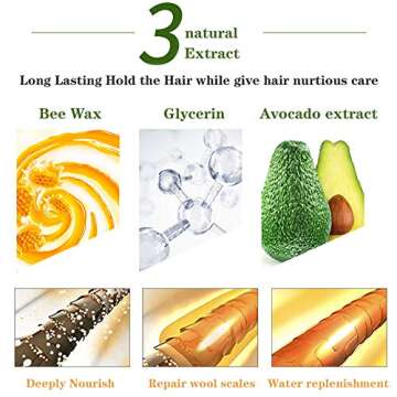 Hair Wax Stick for Smooth & Shine Control - 2.7 Oz