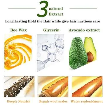 Hair Wax Stick for Smooth & Shine Control - 2.7 Oz