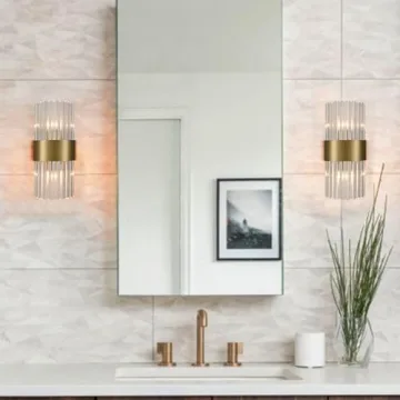Modern Gold Crystal Wall Sconces for Elegant Lighting