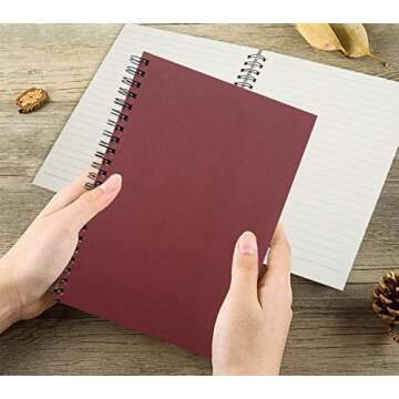Yansanido Spiral Notebook 3-Pack - Perfect for Sketching