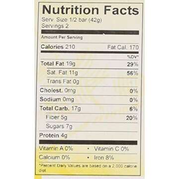 Theo Pure Organic Dark Chocolate Bar, 85% Cacao, 1 Bar | Vegan, Fair Trade