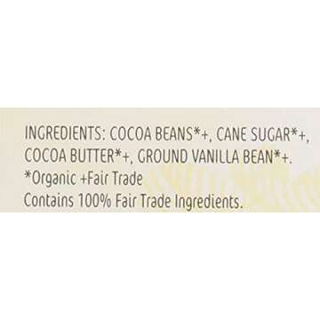 Theo Pure Organic Dark Chocolate Bar, 85% Cacao, 1 Bar | Vegan, Fair Trade