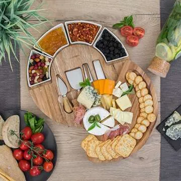 Cheese Cutting Board Set for Entertaining Events