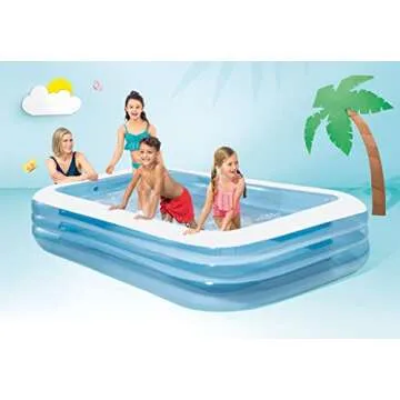 INTEX 58484EP Inflatable Family Pool - 277 Gallon Capacity