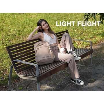 LIGHT FLIGHT Travel Laptop Backpack for Everyday Use