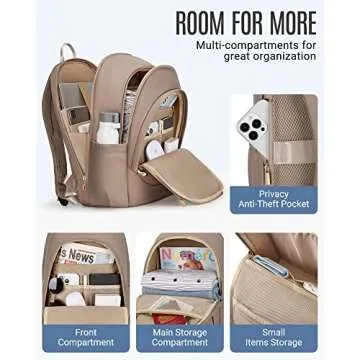 LIGHT FLIGHT Travel Laptop Backpack for Everyday Use