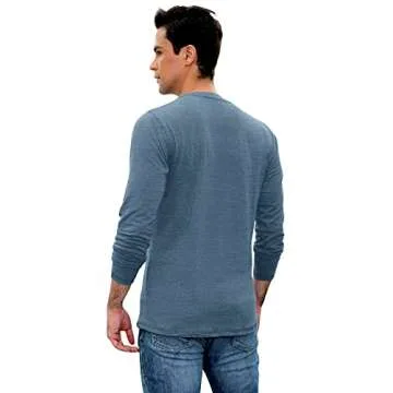 Sailwind Men's Comfortable Henley T-Shirt - Stylish Everyday Wear