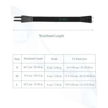 Kajeer Elastic Wide Waist Belt for Women - Vintage Chic Stylish Dress Belt