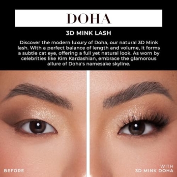 Lilly Lashes Doha 3D Mink Lashes | Iconic & Glamorous