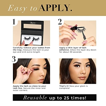 Lilly Lashes Doha 3D Mink Lashes | Iconic & Glamorous