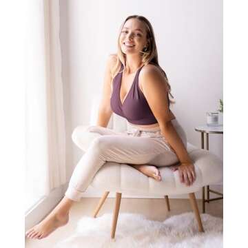 Kindred Bravely Everyday Maternity Joggers/Lounge Pants for Women (Oatmeal Heather, Medium)