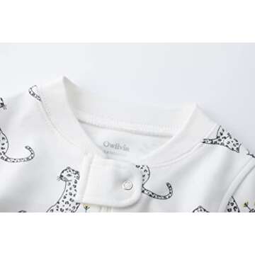 Owlivia Baby Organic Cotton Zip Up Romper - 18-24m