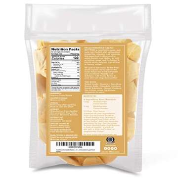 Healthworks Superfoods Organic Cacao Butter - 16 Oz / 1 Lb - Unrefined Keto, Vegan & Non-GMO