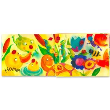 Titoland Ten Little Ladybugs Book for Toddlers and Babies Includes Pack of Butterfly Stickers