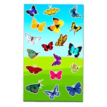 Titoland Ten Little Ladybugs Book for Toddlers and Babies Includes Pack of Butterfly Stickers