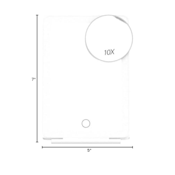 Miroposs Rechargeable Makeup Mirror for Travel and Vanity