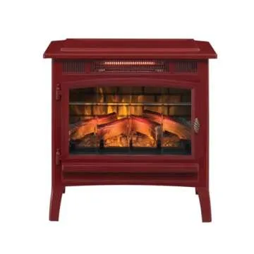 duraflame Freestanding Electric Fireplace Stove Heater with 3D Flame Effect for 1,000 Sq. Ft. Cinnamon