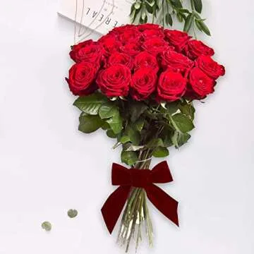 15 Yards Luxurious Brown Velvet Ribbon for Crafts