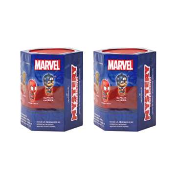 Hallmark Marvel Super Heroes Series Mystery Christmas Ornaments,Plastic, Set of 2 (0003HCM1161)