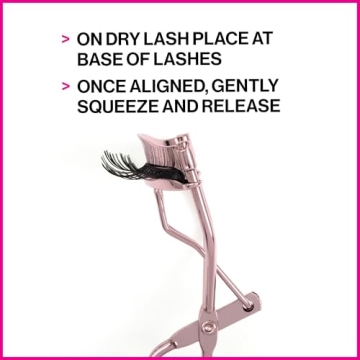 wet n wild Pinch-Free Eyelash Curler Comfort Grip Design