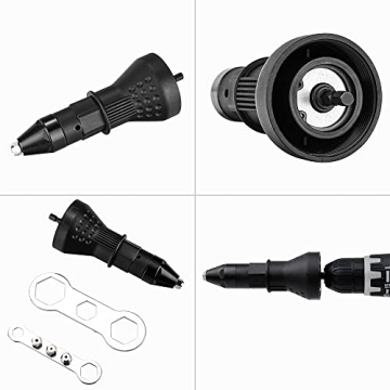DEKOPRO Electric Riveter Tool for Drills Ideal for DIY