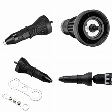 DEKOPRO Electric Riveter Tool for Drills Ideal for DIY