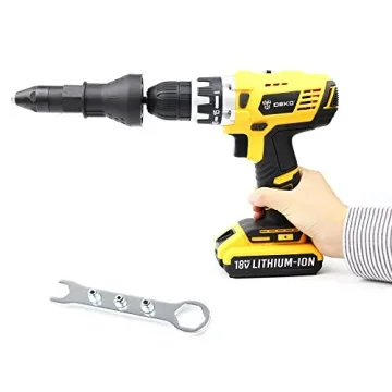 DEKOPRO Electric Riveter Tool for Drills Ideal for DIY