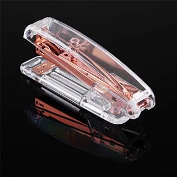 Elegant Alsisk Rose Gold Desk Stapler Set for Stylish Workspaces