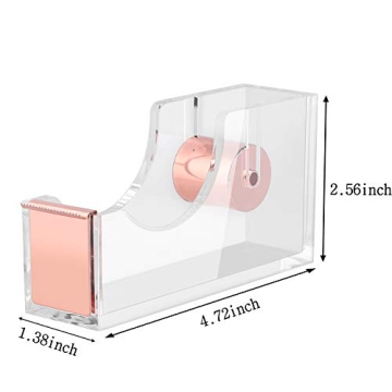 Elegant Alsisk Rose Gold Desk Stapler Set for Stylish Workspaces