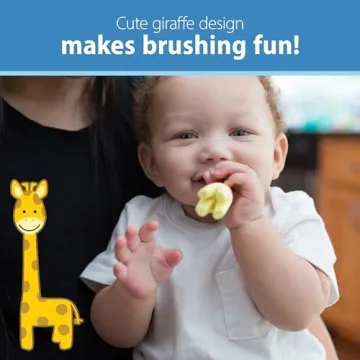 Dr. Brown's Infant-to-Toddler Training Toothbrush Set - Giraffe Design