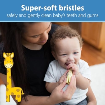 Dr. Brown's Infant-to-Toddler Training Toothbrush Set - Giraffe Design