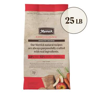 Merrick Healthy Grains Dry Dog Food with Beef & Rice
