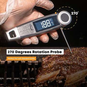 Finaltouch X10 Waterproof Instant Read Meat Thermometer