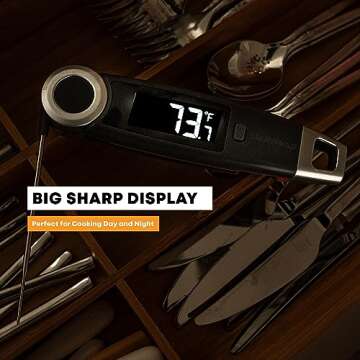 Finaltouch X10 Waterproof Instant Read Meat Thermometer