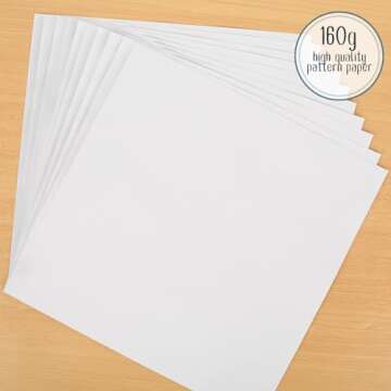 Whaline 24 Sheets Boho Ivory Pattern Paper Black Beige Scrapbook Specialty Paper Vintage Double Sided Craft Paper For DIY Card Making Photo Album Journal Decor, 6 x 6 Inch