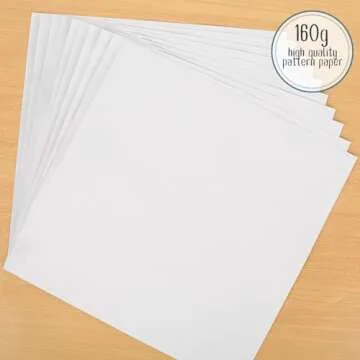 Whaline 24 Sheets Boho Ivory Pattern Paper Black Beige Scrapbook Specialty Paper Vintage Double Sided Craft Paper For DIY Card Making Photo Album Journal Decor, 6 x 6 Inch