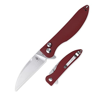 Kizer Cutlery KIV3566N4 Sway Back Knife in Red