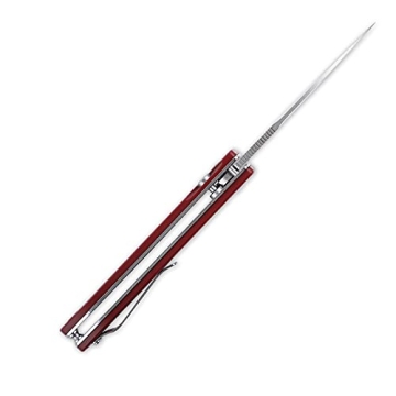 Kizer Cutlery KIV3566N4 Sway Back Knife in Red