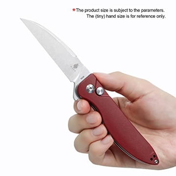 Kizer Cutlery KIV3566N4 Sway Back Knife in Red