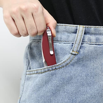 Kizer Cutlery KIV3566N4 Sway Back Knife in Red