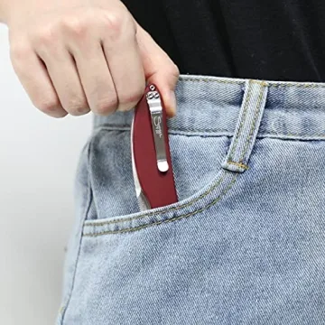 Kizer Cutlery KIV3566N4 Sway Back Knife in Red